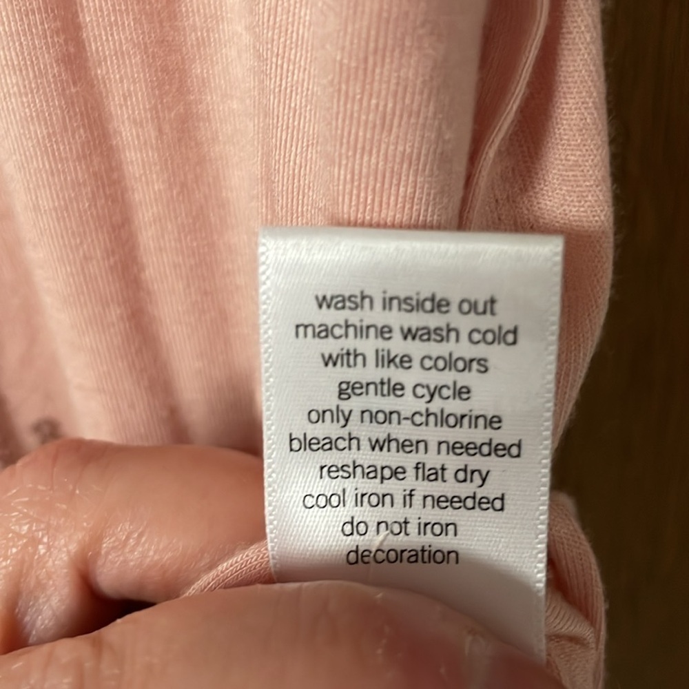 Apt 9 size large pink tunic top with sequins patt… - image 6